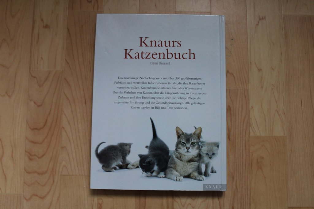 Knaurs Katzenbuch. Claire Bessant.