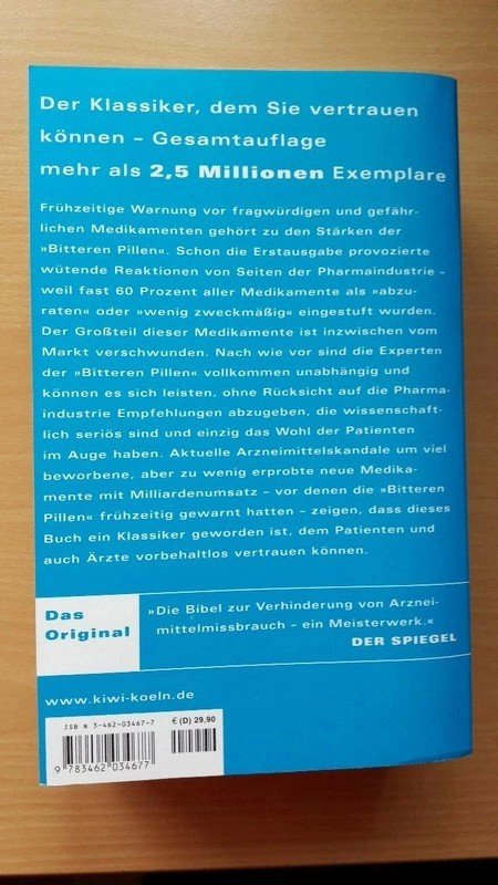 Buch Bittere Pillen Nutzen und Risiken der Arzneimittel