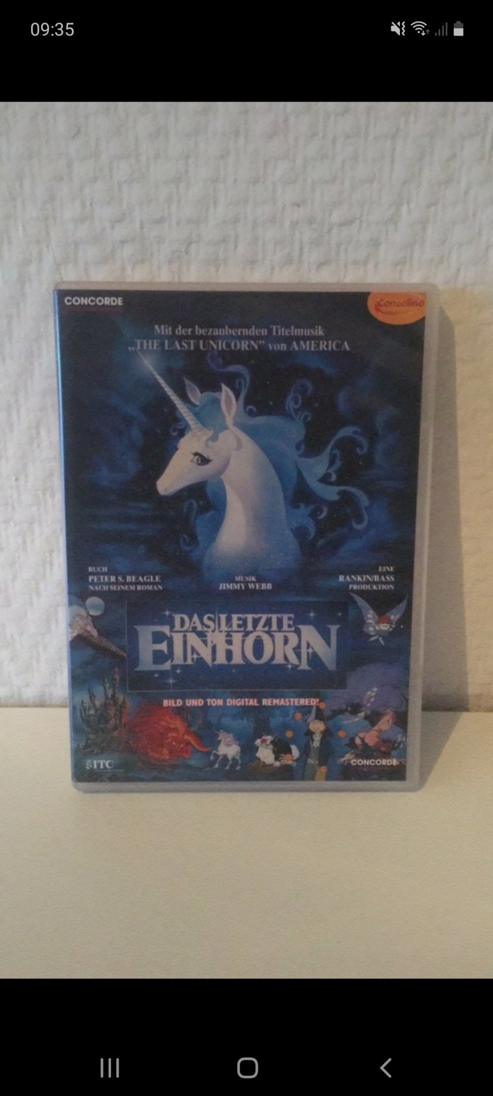 DVD,  Das letzte Einhorn 