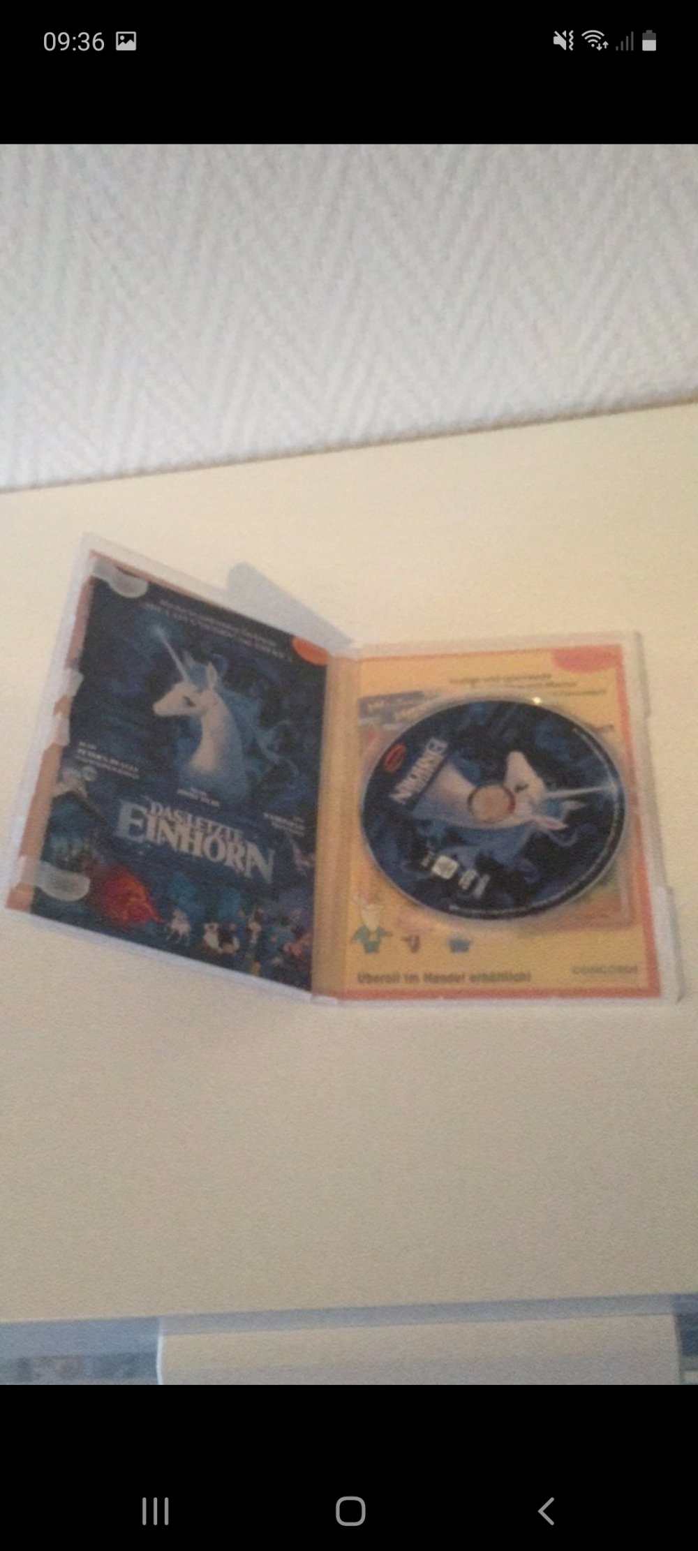 DVD,  Das letzte Einhorn 