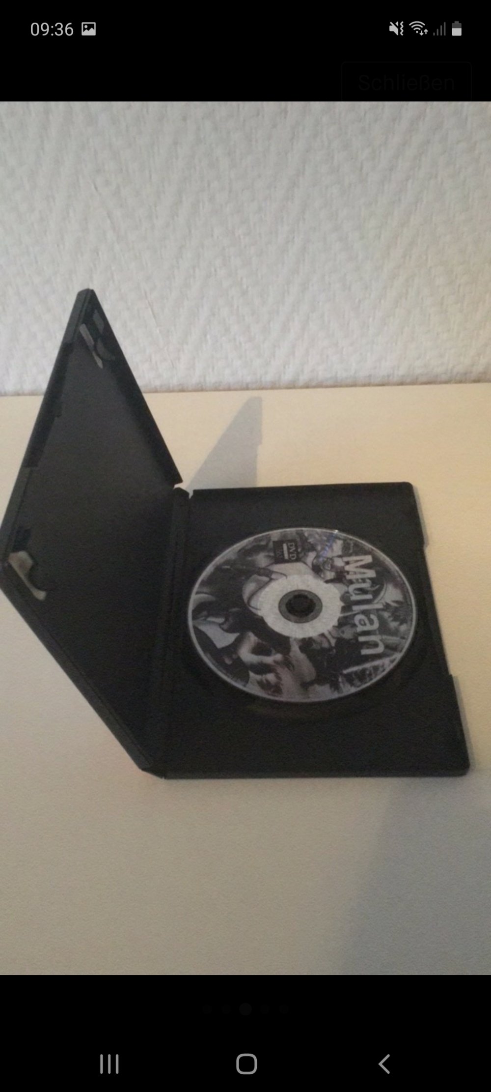 Eine DVD,  Film Mulan 