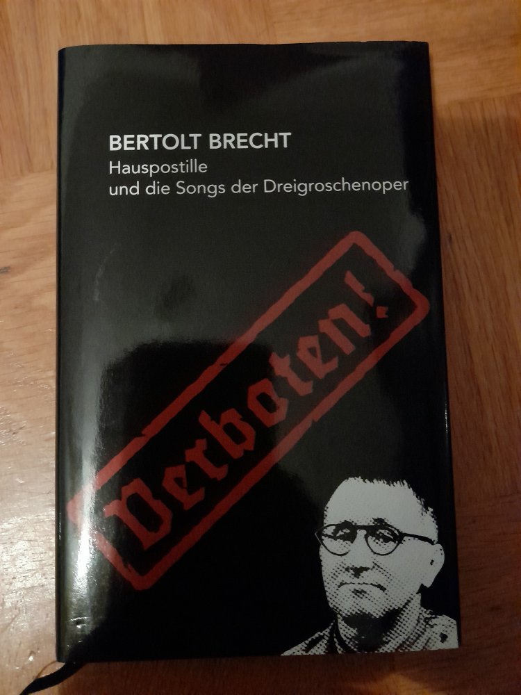 Bertolt Brecht hauspostille und die Songs der Dreigroschenoper