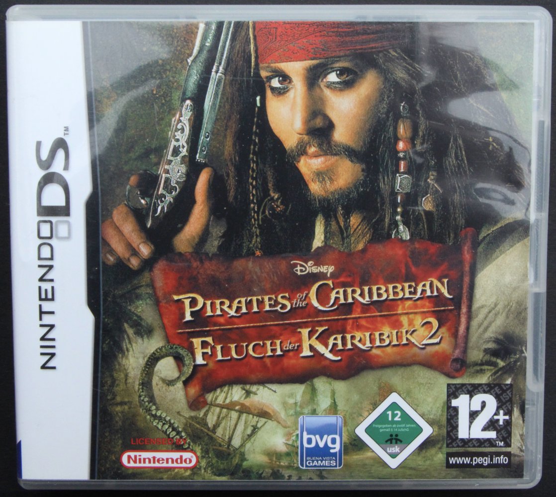 Nintendo DS-Spiel Fluch der Karibik Piraten Jack Sparrow NintendoDS Spiel nintendo ds Fluch der Karibik Piraten pirat Jack Sparrow pirates of the carribean