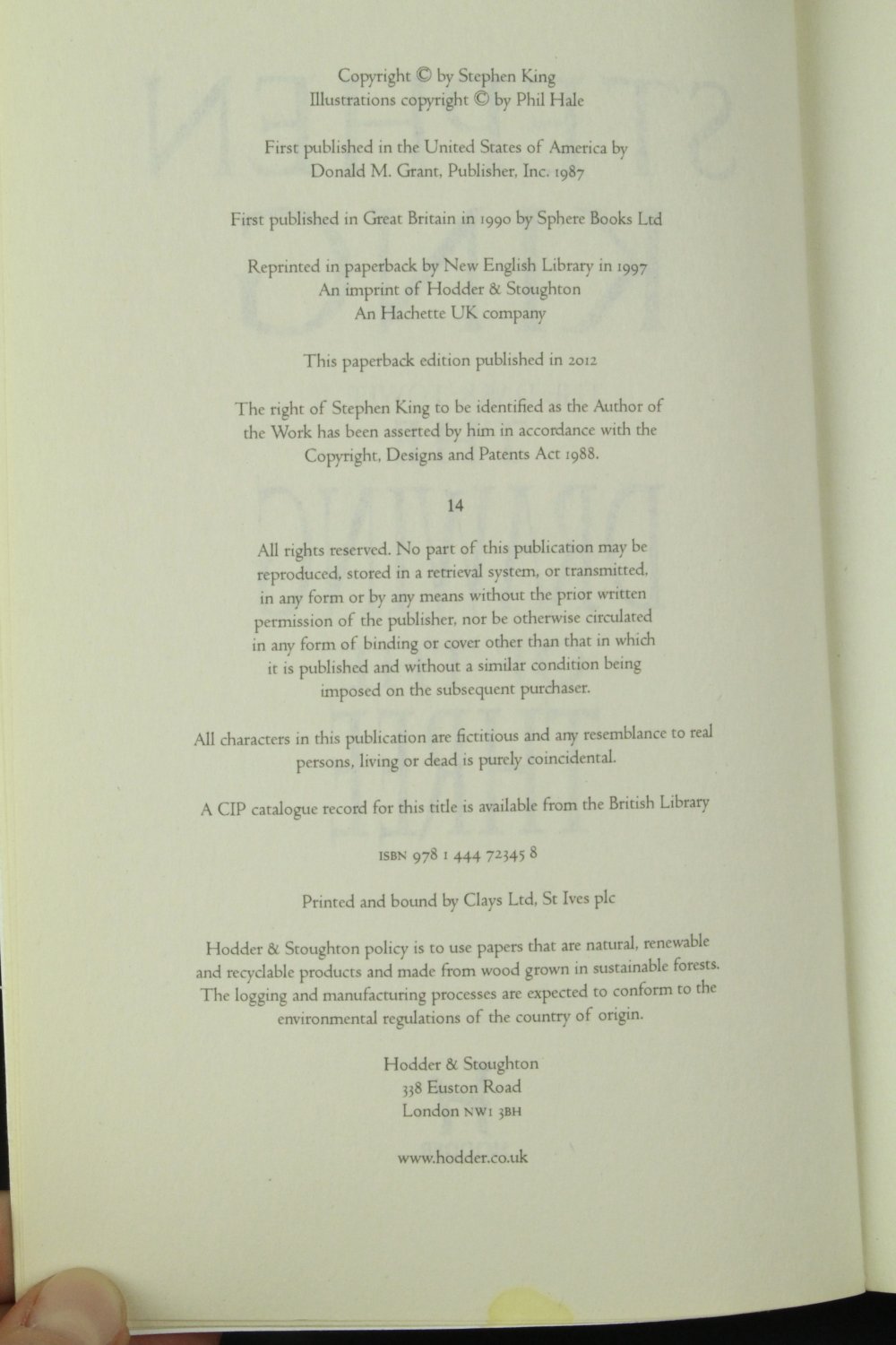 Taschenbuch buch Stephen King Dark Tower Drawing of the Three Band 2 Englisch Horror Thriller Roman