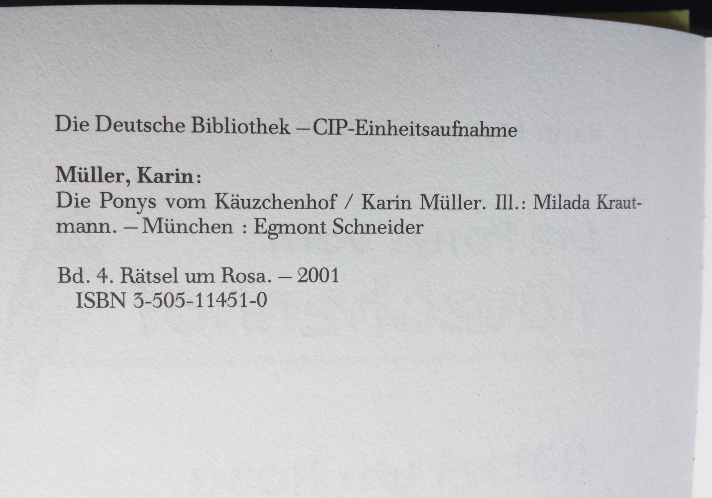 Kinderbuch Buch Kind Kinder Die Ponys vom Käutzchenhof Rätsel um Rosa Pferdebuch Pferd Pony