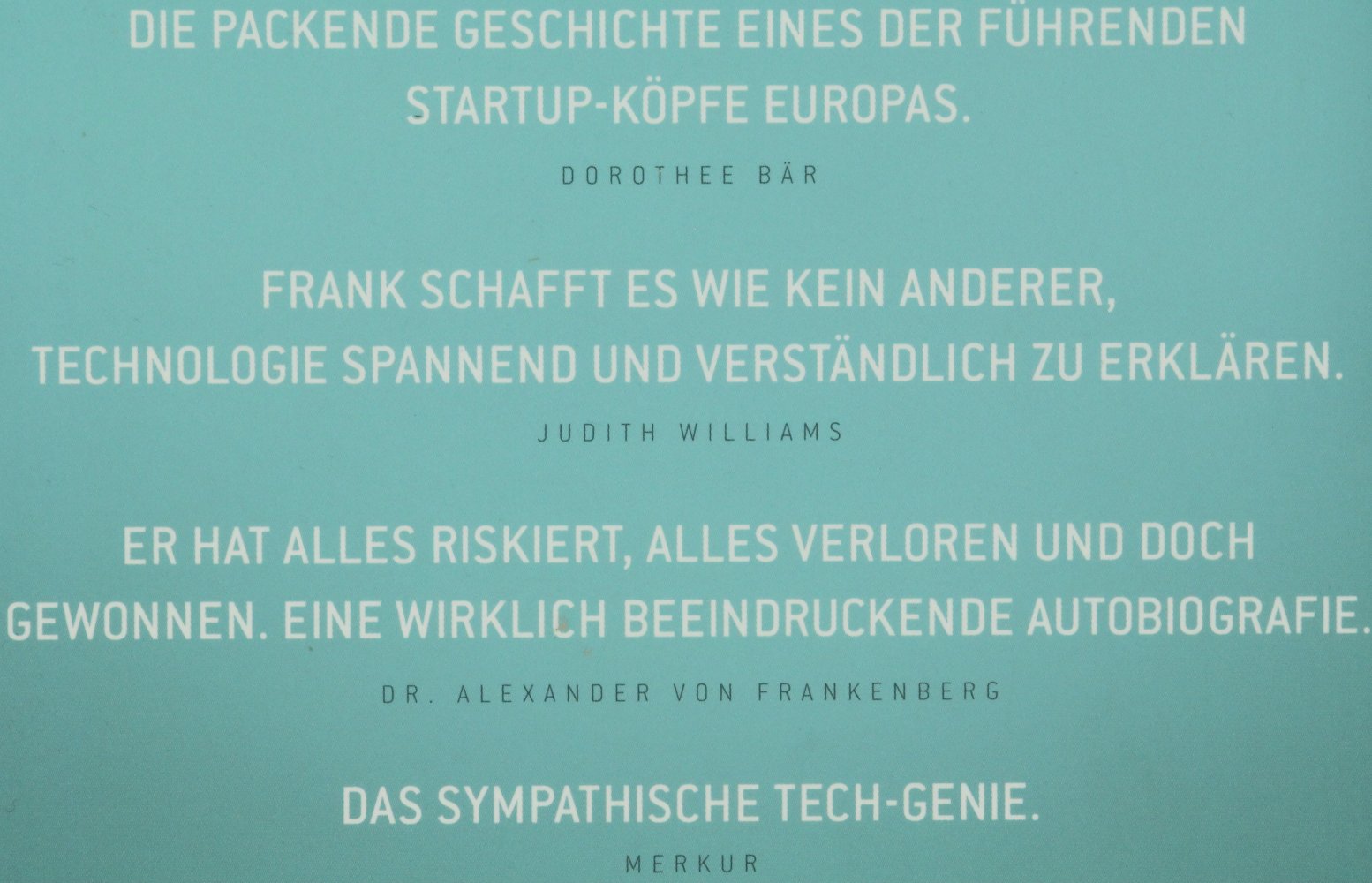 AutoBiografie Frank Thelen Startup-DNA Buch Höhle der Löwen Biografie Finanzen 