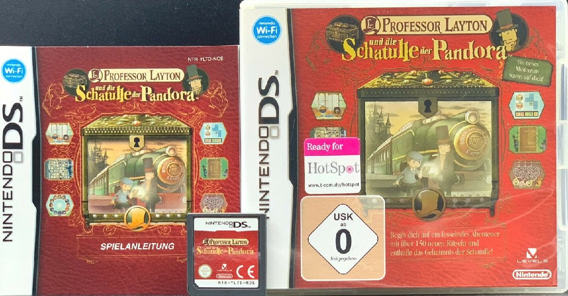 Prof. Layton Schatulle der Pandorra - Nintendo DS & 3DS