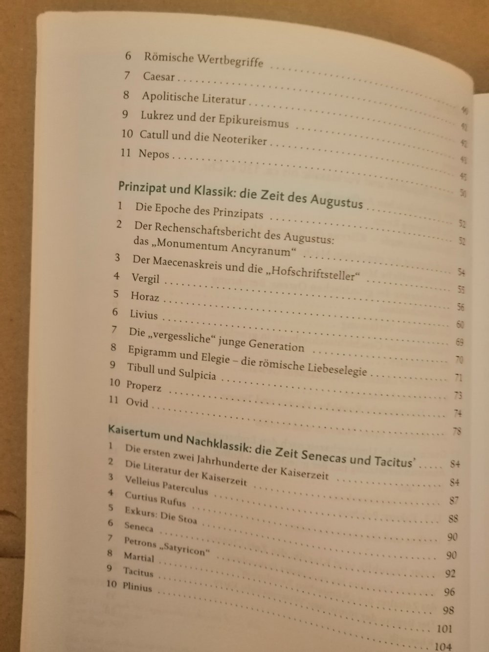 Abitur Wissen Latein - Lateinische Literaturgeschichte