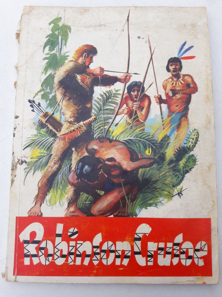 Robinson Crusoe Komplettes Sammelbilder-Album von 3 Glocken1963