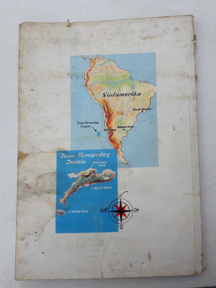 Robinson Crusoe Komplettes Sammelbilder-Album von 3 Glocken1963