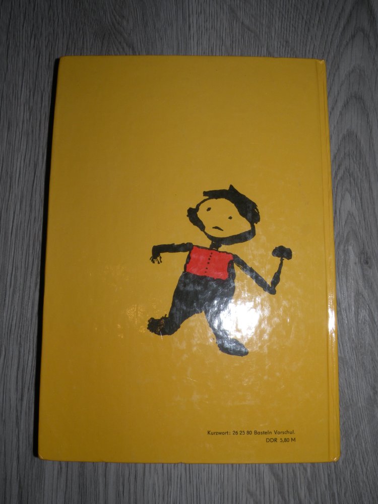 DDR Buch Basteln im Vorschulater Retro Ostalgie Kindergarten F.W.Becker top Zustand