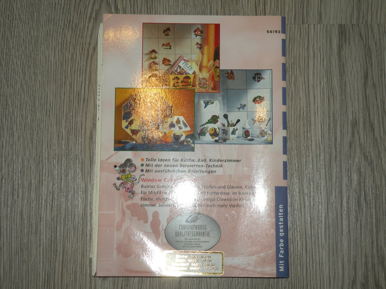 Sammlung Basteln Bastelbuch Brunnen-Reihe Window Color Dekorationen Gudrun Hettinger