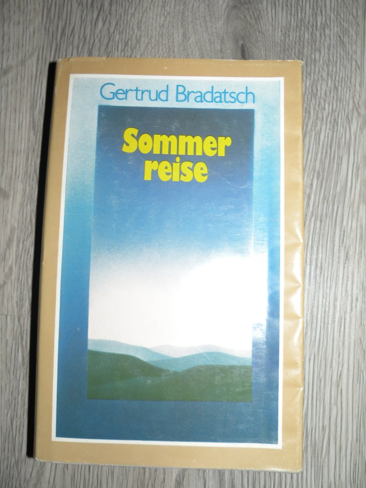 DDR Buch Sommerreise Gertrud Bradatsch Roman VEB Hinstorff Verlag von 1976