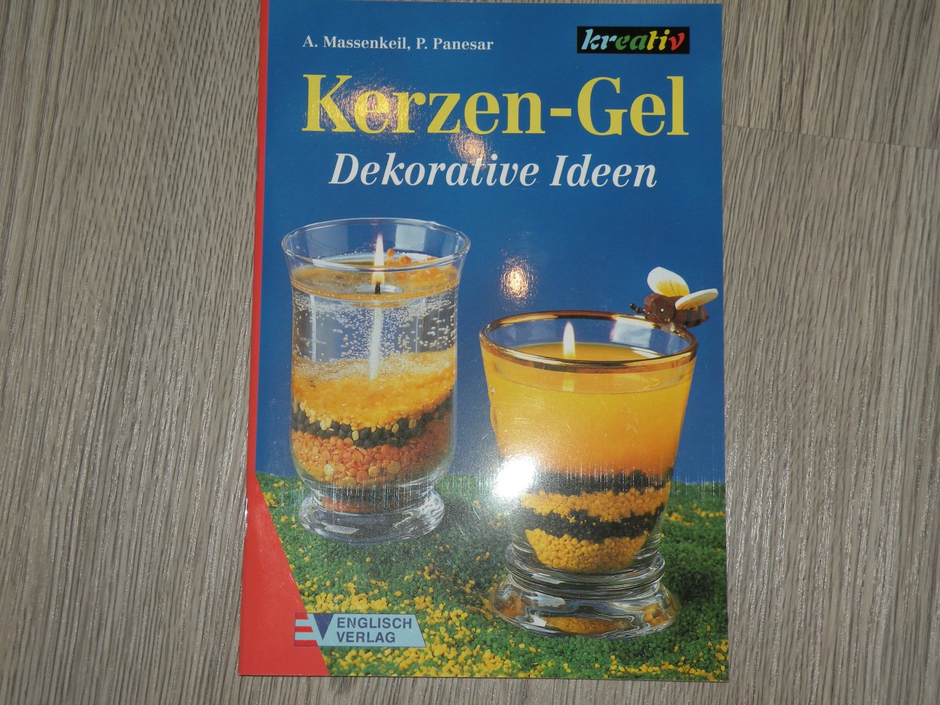 Sammlungsauflösung Basteln Bastelbuch Kerzen- Gel Dekorative Ideen Angelika Massenkeil