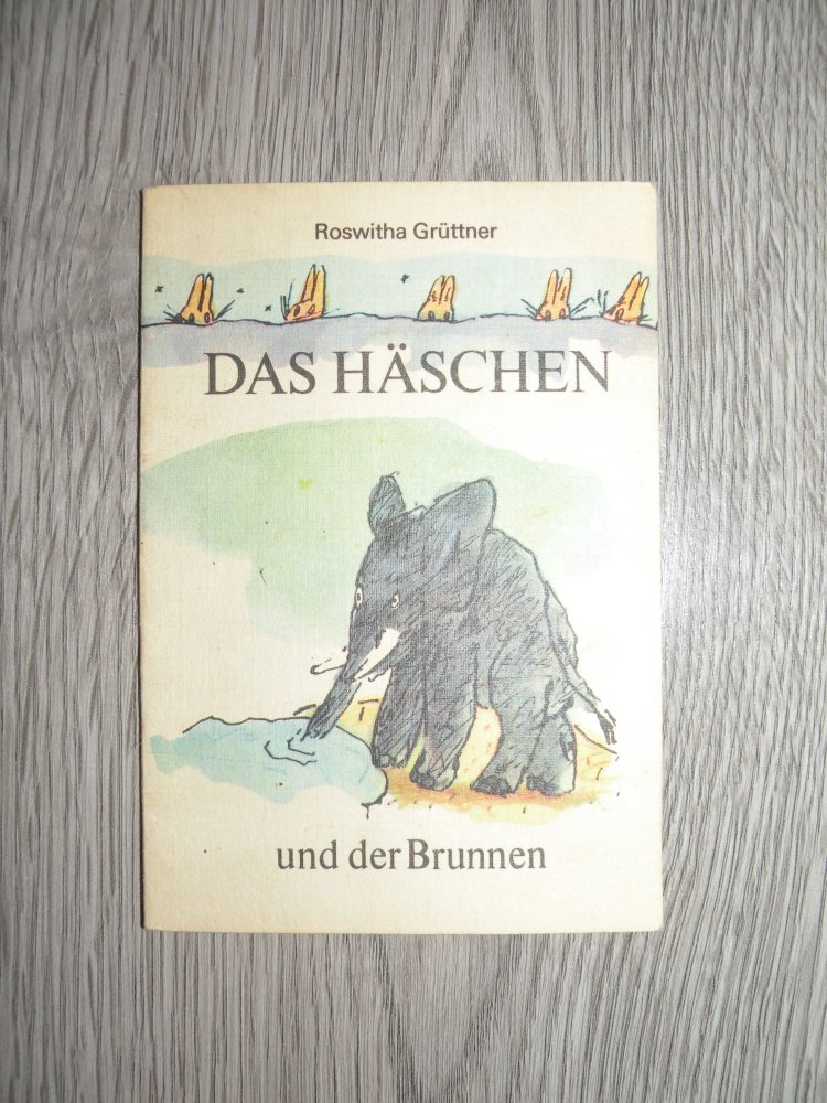 DDR Buch Retro Ostalgie Kinder Das Häschen und der Brunnen Roswitha Grüttner 