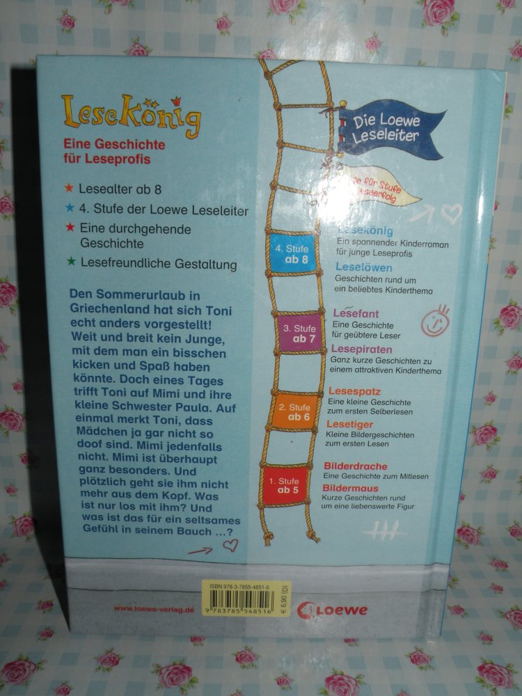 Buch Herzklopfen und Sommersprossen ab 8 Jahren Lesekönig Loewe Verlag top Zustand wie neu