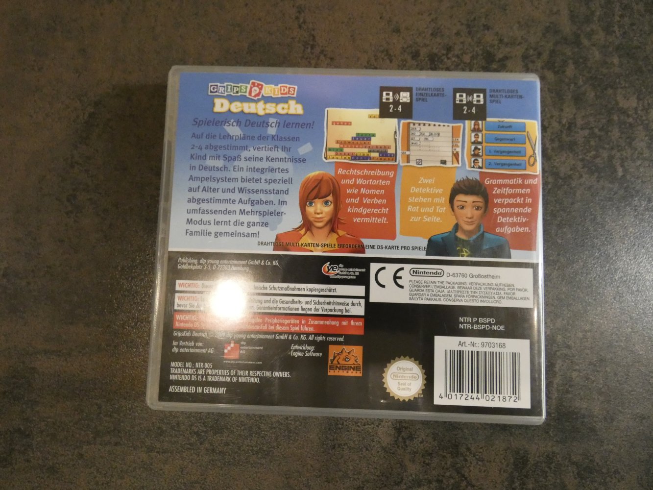 Nintendo DS Spiel GripsKids Deutsch 2.-4. Klasse