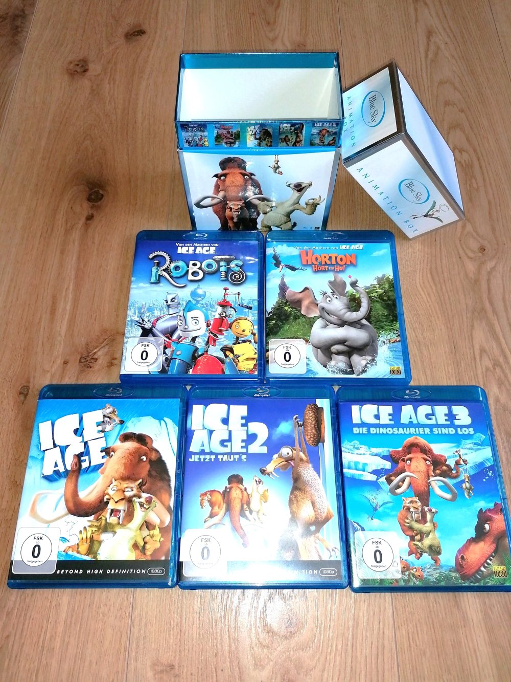 Blu-ray Blue Sky Animation-Box Pixar Animationsfilme