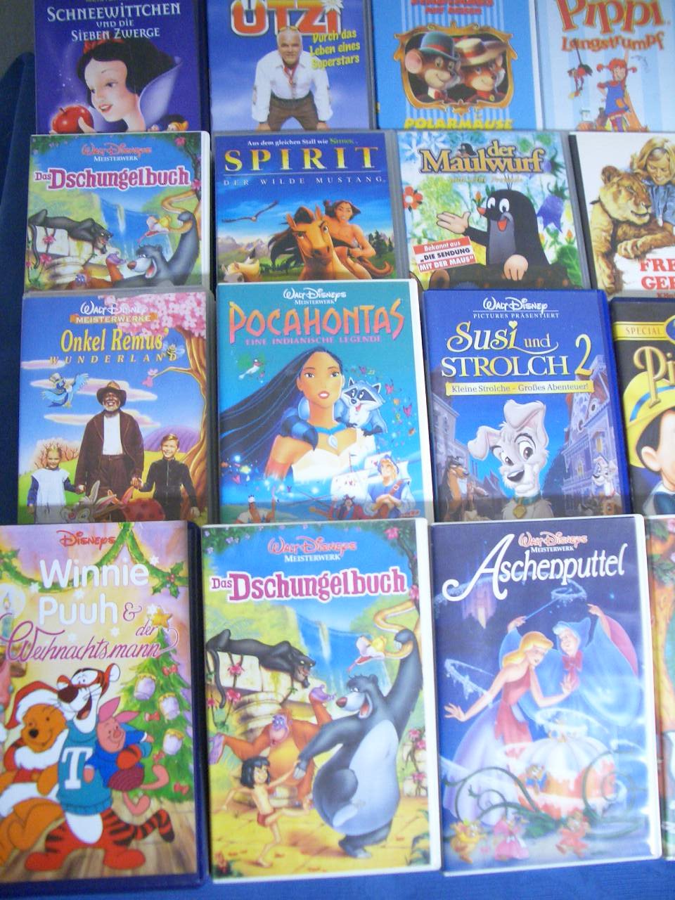 Walt Disney Sammlung VHS Video Kassetten Filme f. Kinder
