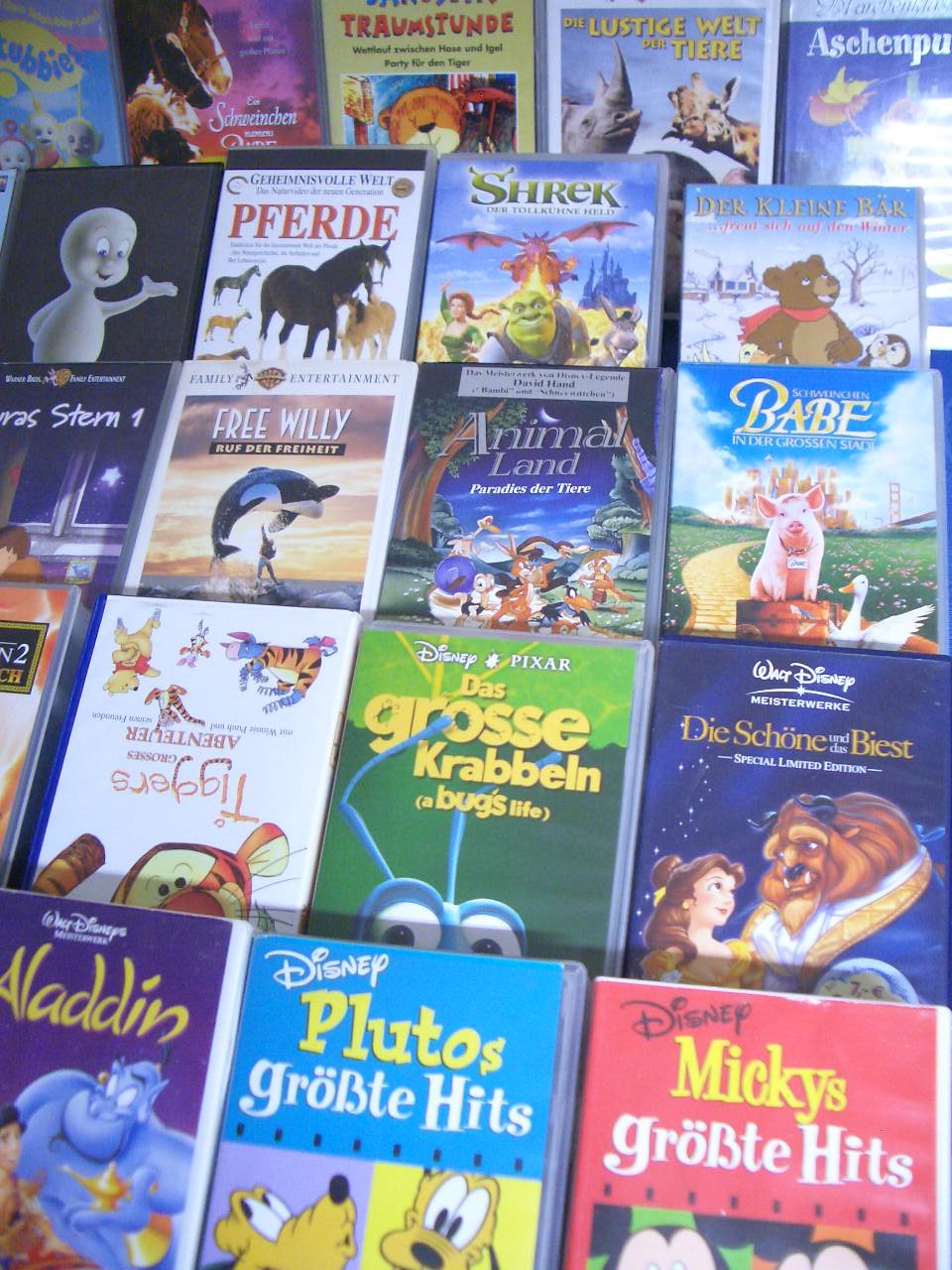Walt Disney Sammlung VHS Video Kassetten Filme f. Kinder
