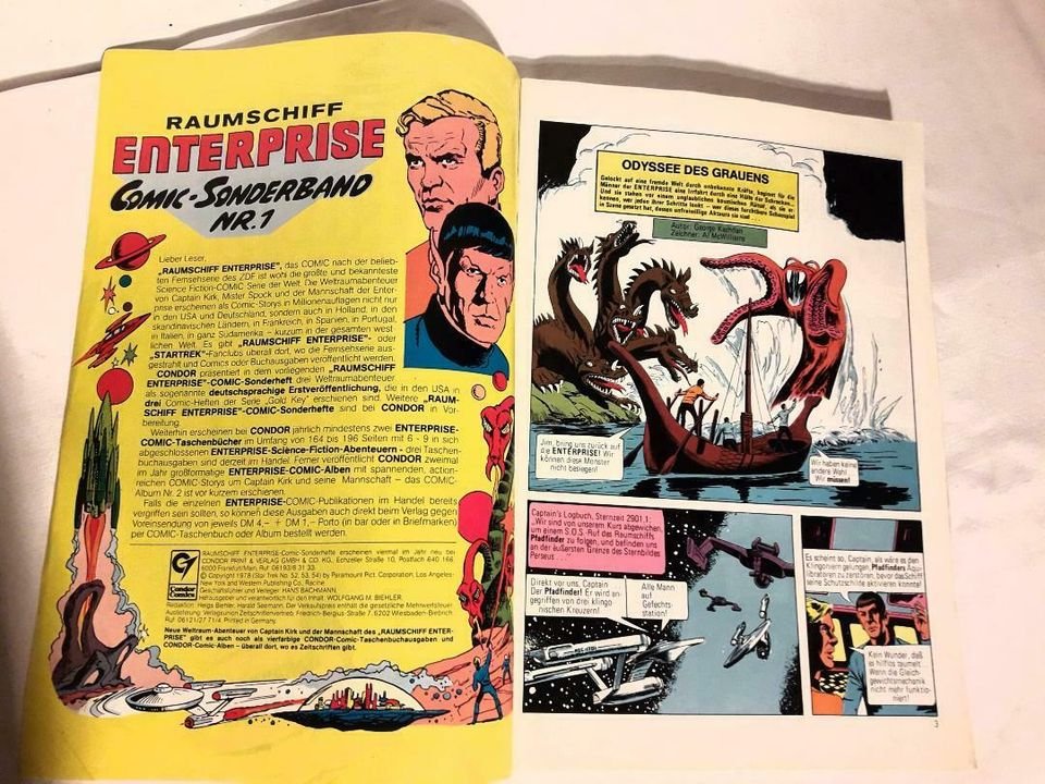 Comic Raumschiff Enterprise Science Fiction Weltraum Nr.1