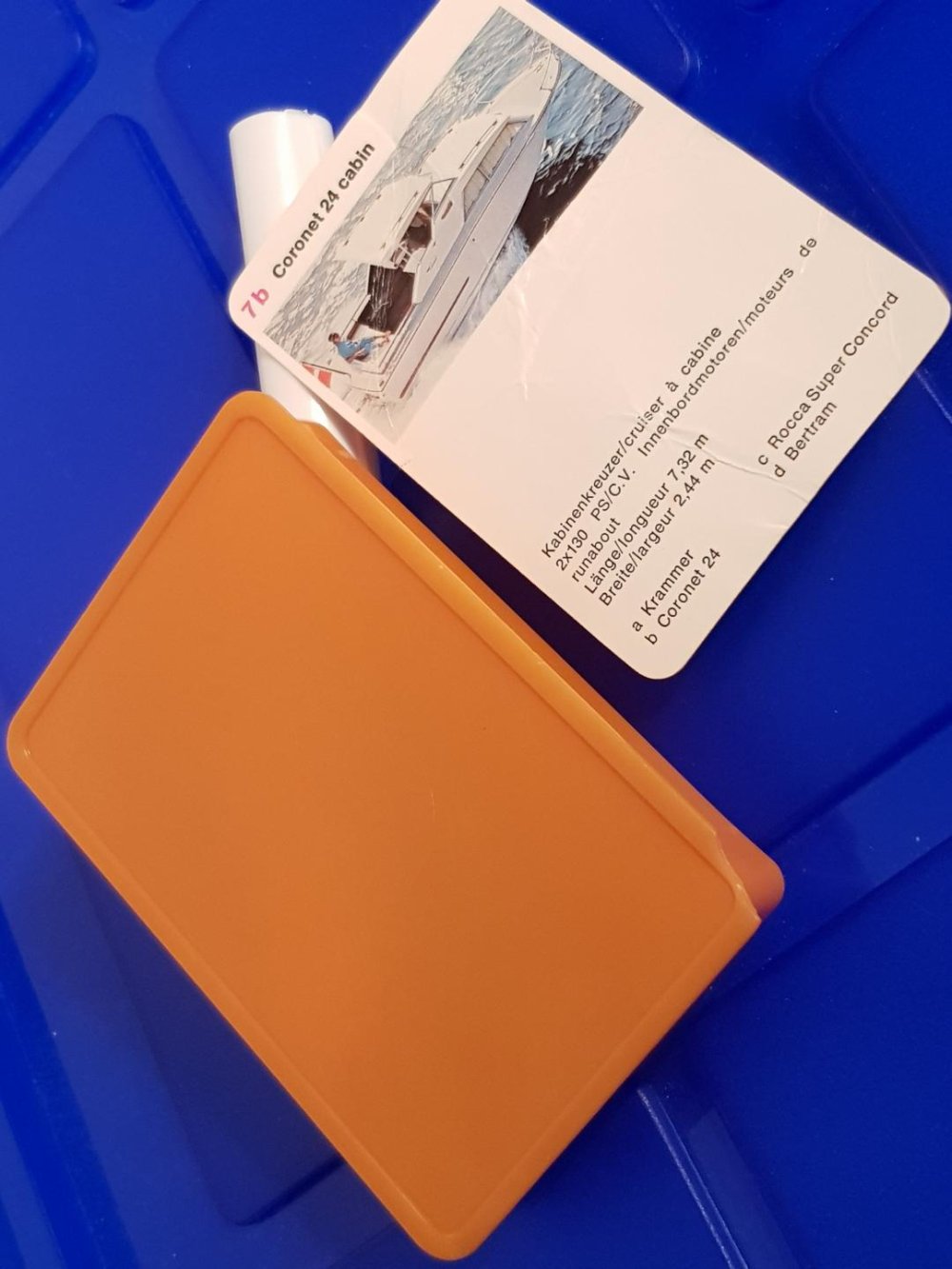 Altes Quartettspiel Berliner Spielkarten Yachten und Motorboote. 80er Jahre!