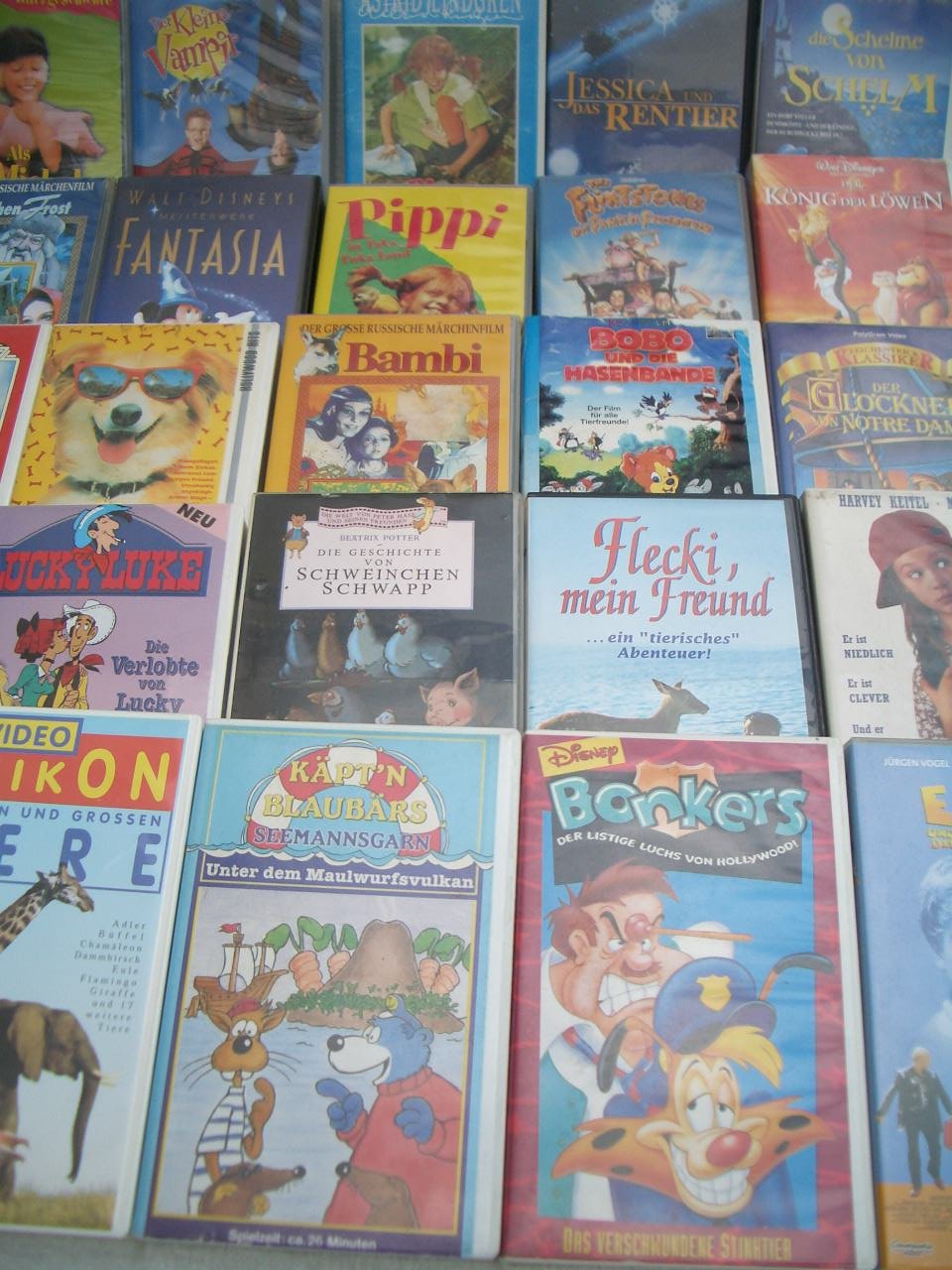 Walt Disney Sammlung VHS Video Kassetten Filme f. Kinder