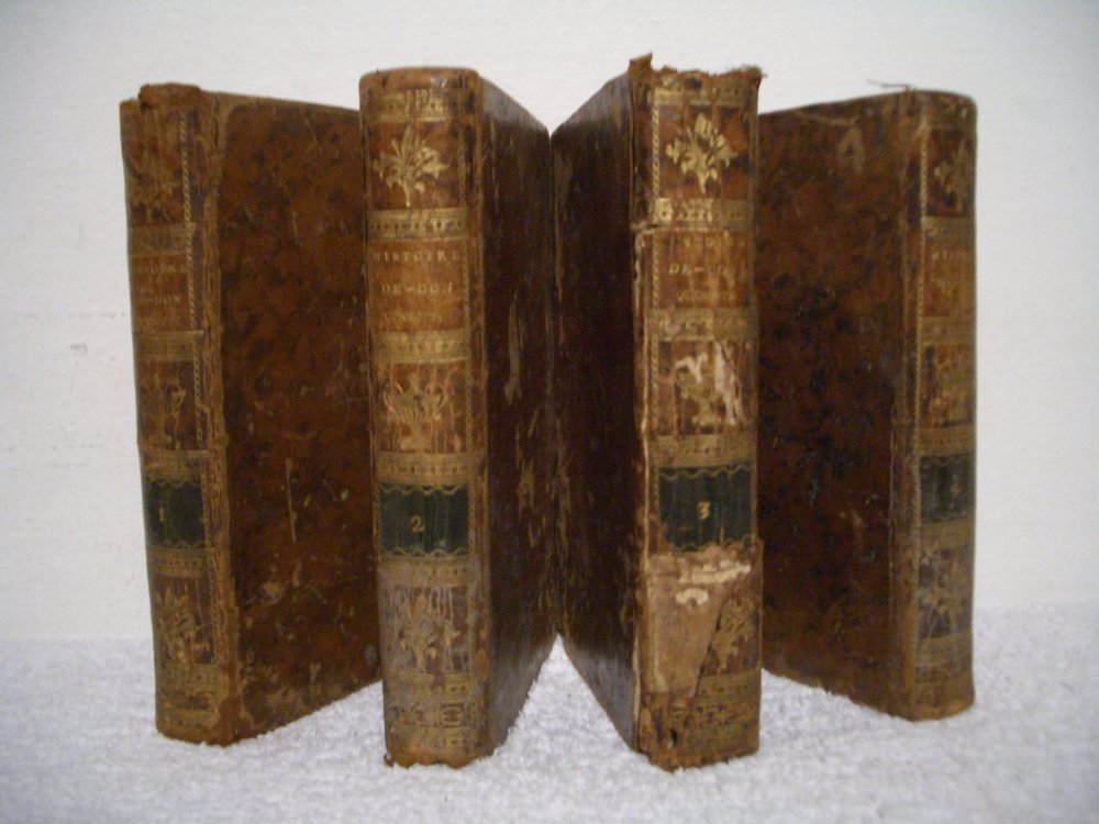 Histoire DE L`ADMIRABLE DON Quichotte,4 BÄNDE, RAR AN VI. 1798