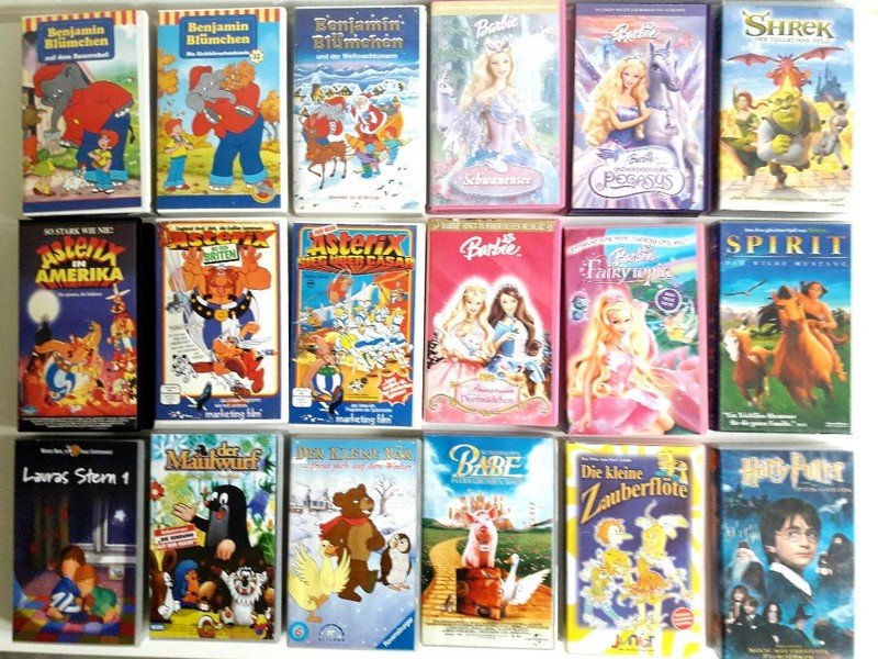 Walt Disney Sammlung VHS Video Kassetten Filme f. Kinder