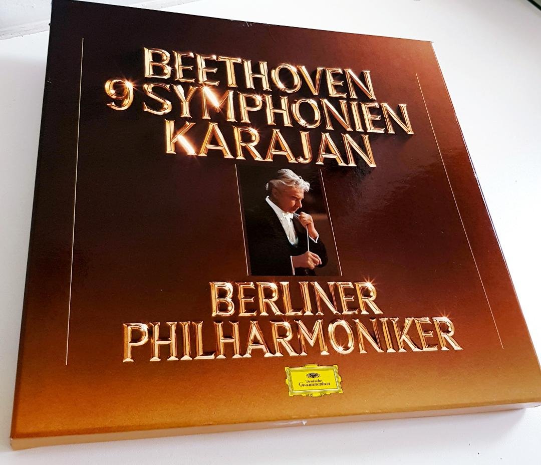  Vinyl Beethoven 9 Symphonien Karajan Berliner Philharmoniker Box-Set 8 LP Club-Edition