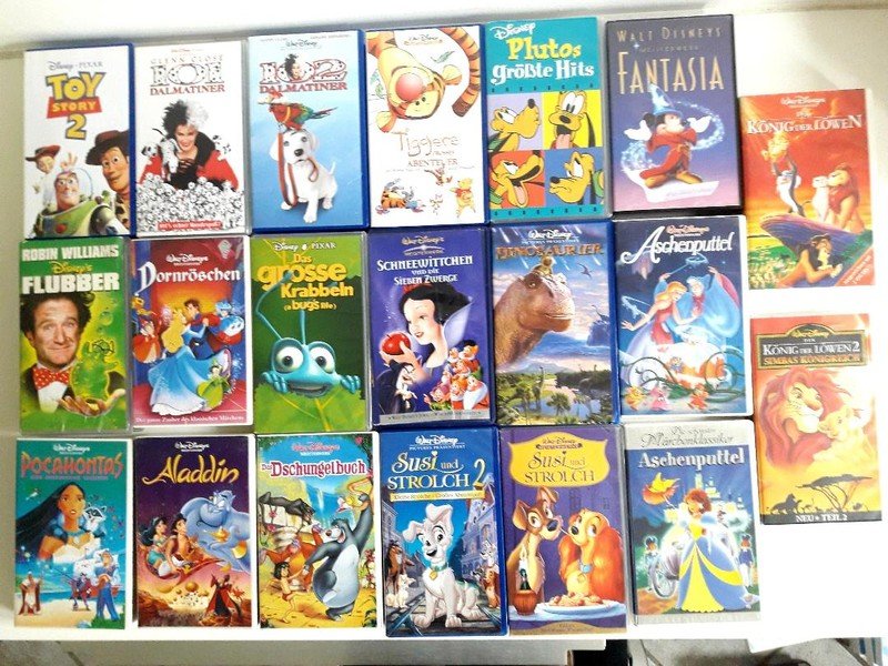 Walt Disney Sammlung VHS Video Kassetten Filme f. Kinder