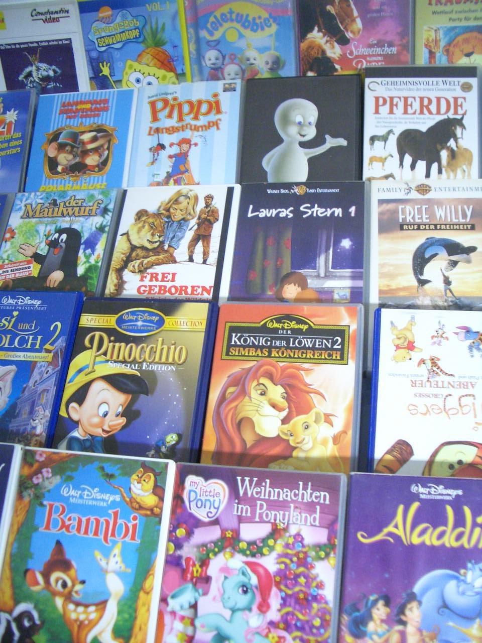 Walt Disney Sammlung VHS Video Kassetten Filme f. Kinder