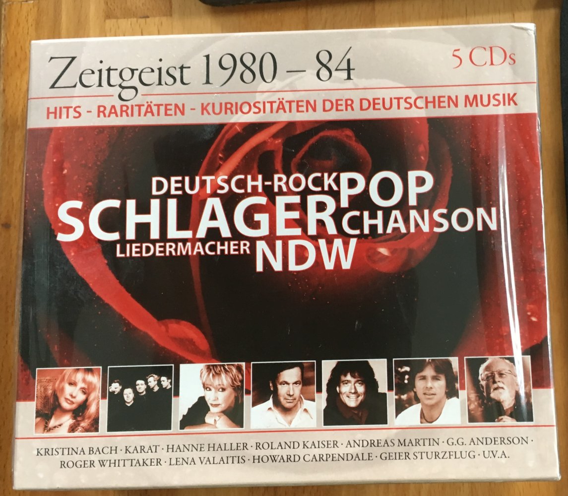 CD Box Zeitgeist 1980 - 84 , 5 Cds , OVP