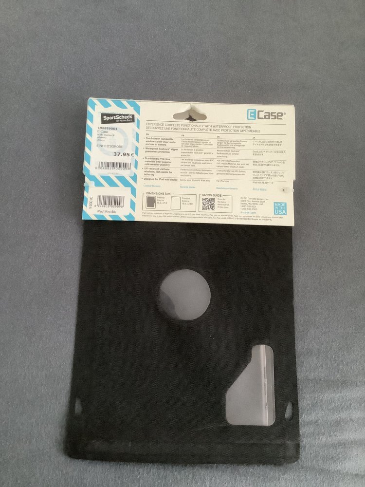  E-Case Schutzhülle schwarz für iPad Mini NEU 