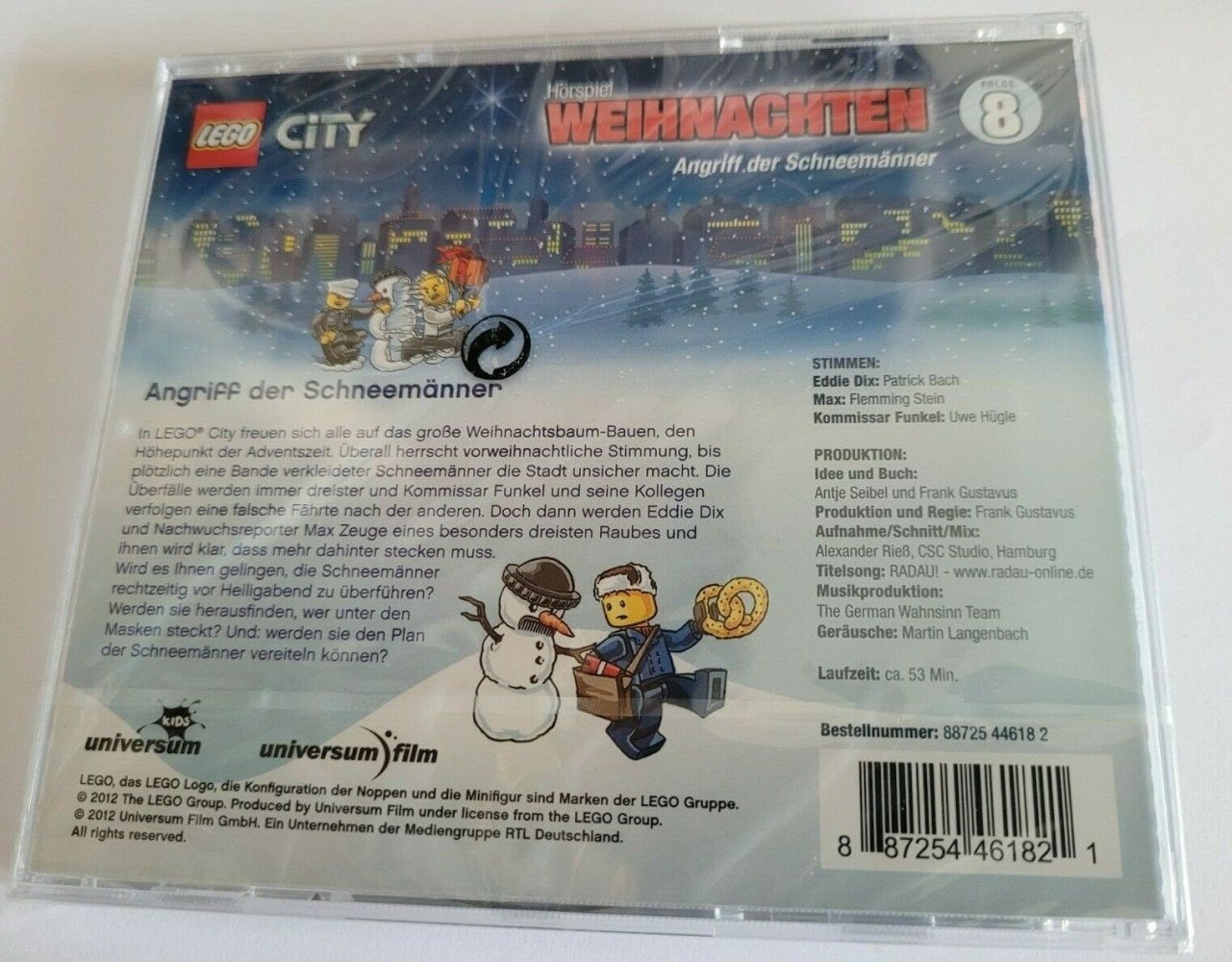 LEGO City 08 Weihnachten - Audio-CD - Deutsch Neu in OVP