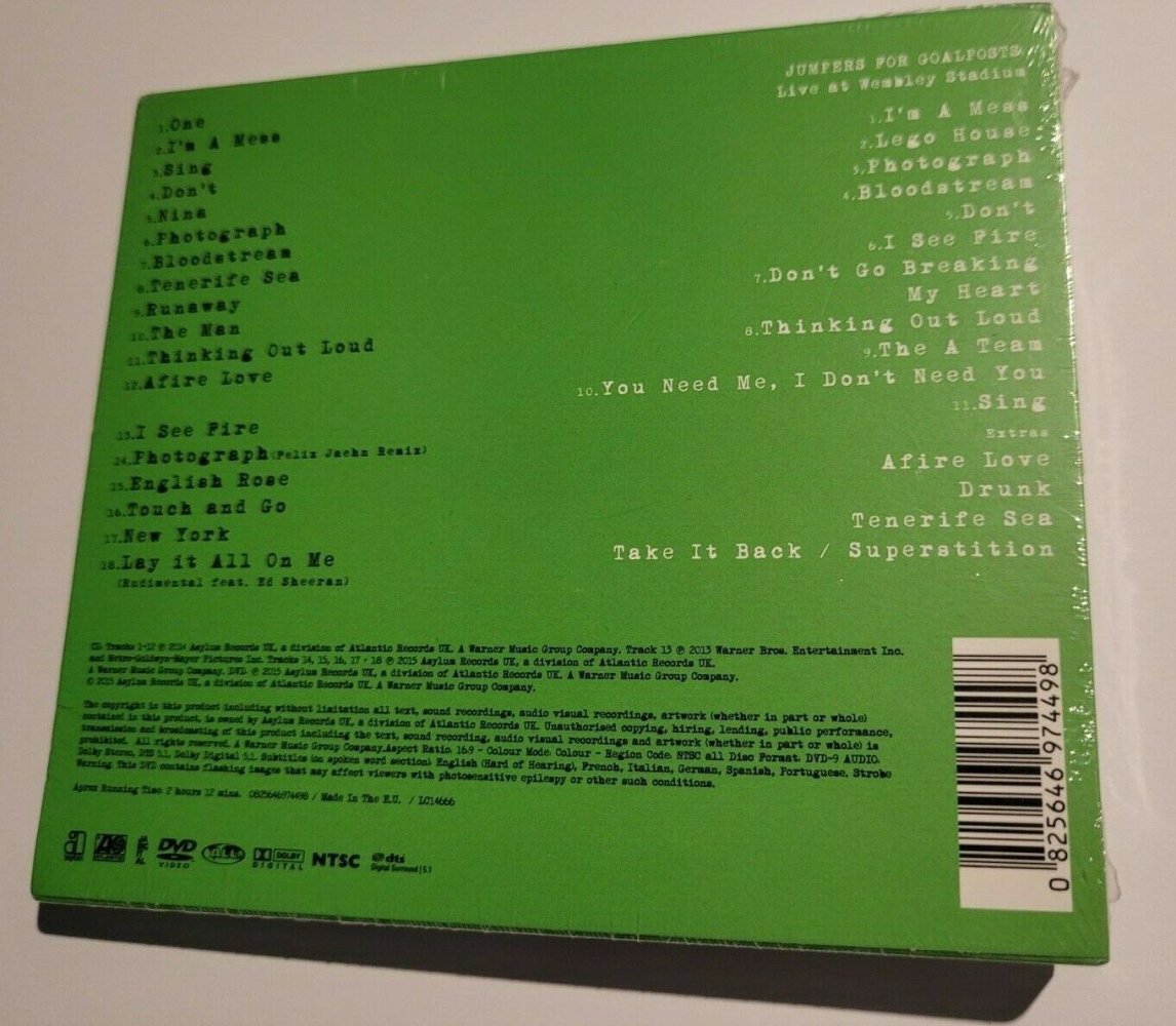 ED SHEERAN - X-WEMBLEY EDITION CD + DVD NEU