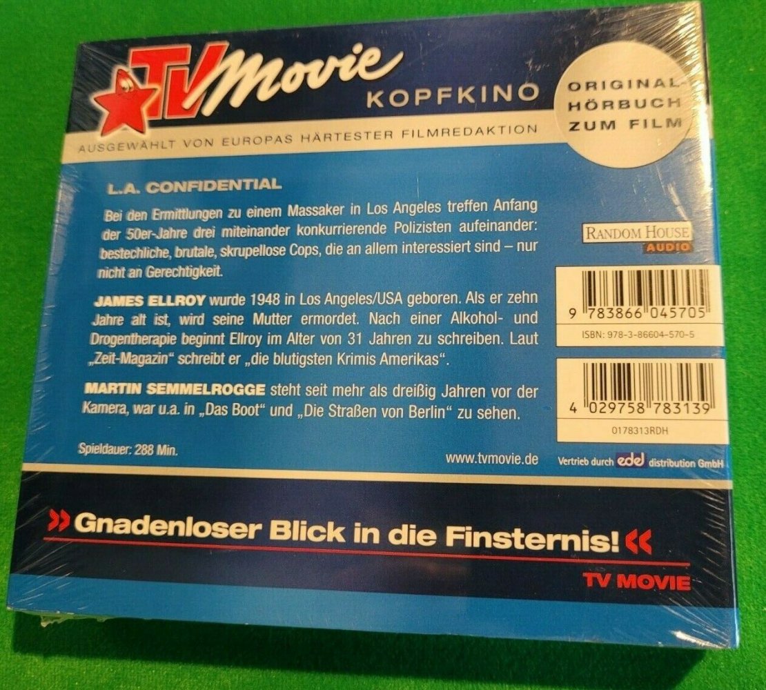 Thriller Hörbuch 4x CD L.A. Confidential James Ellroy Neu in OVP