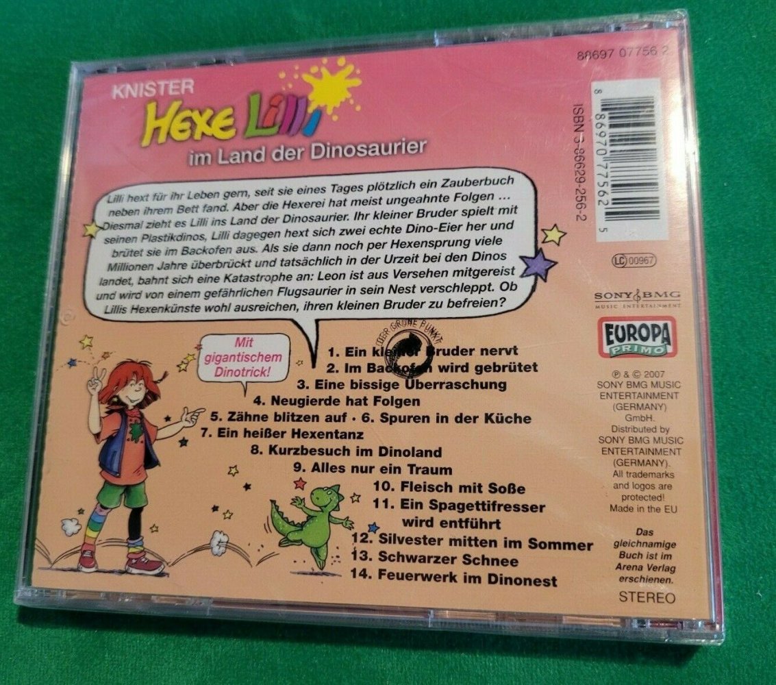 Hexe Lilli 19 im Land der Dinosaurier , Neu in OVP
