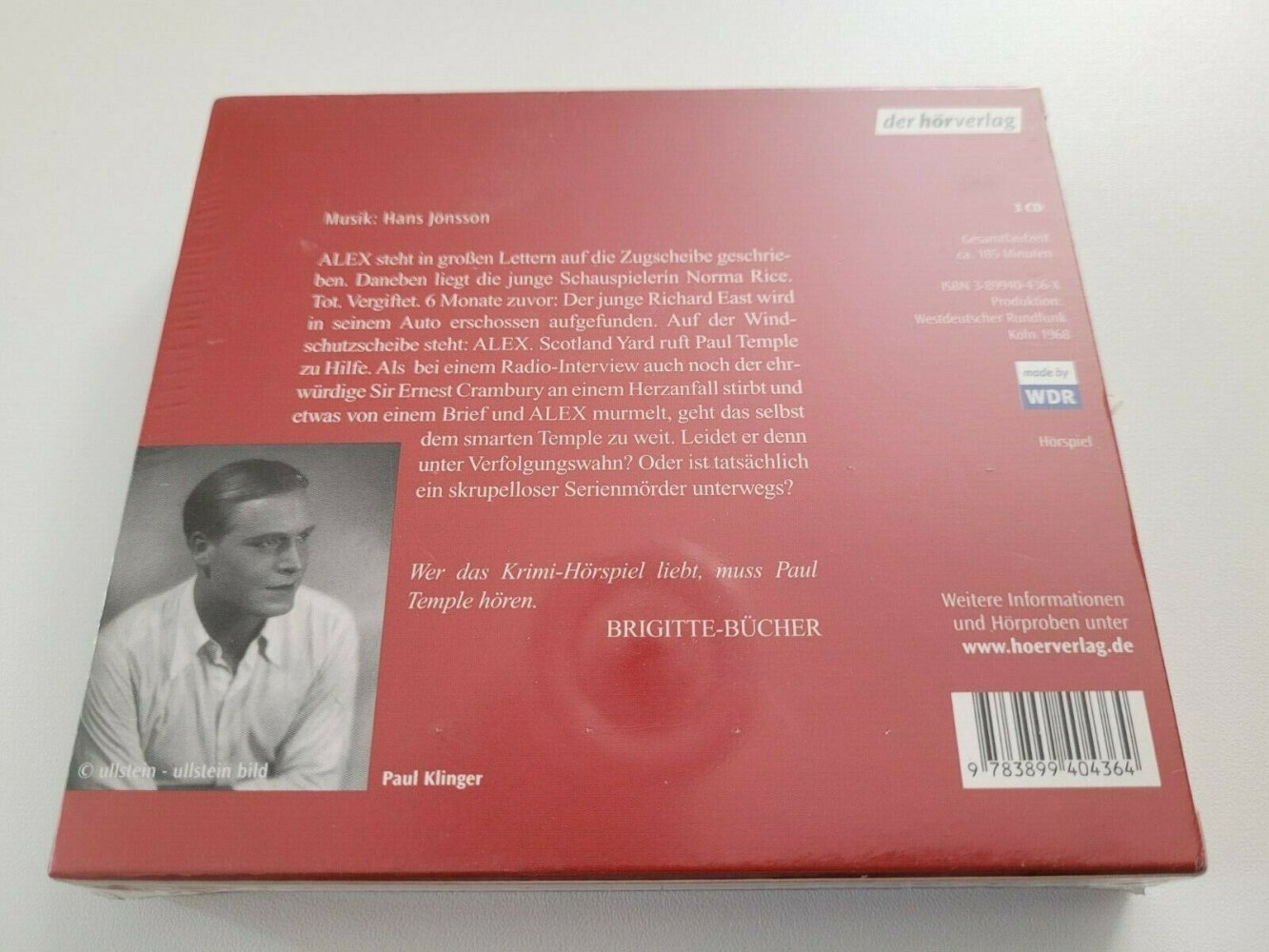 Paul Temple und der Fall Alex , Hörbuch , Neu in OVP