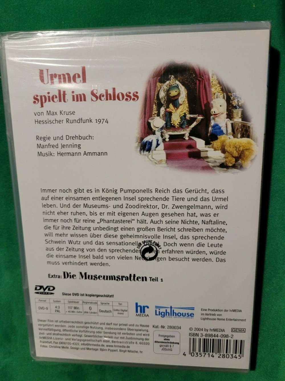 Augsburger Puppenkiste - Urmel spielt im Schloss, Neu in OVP