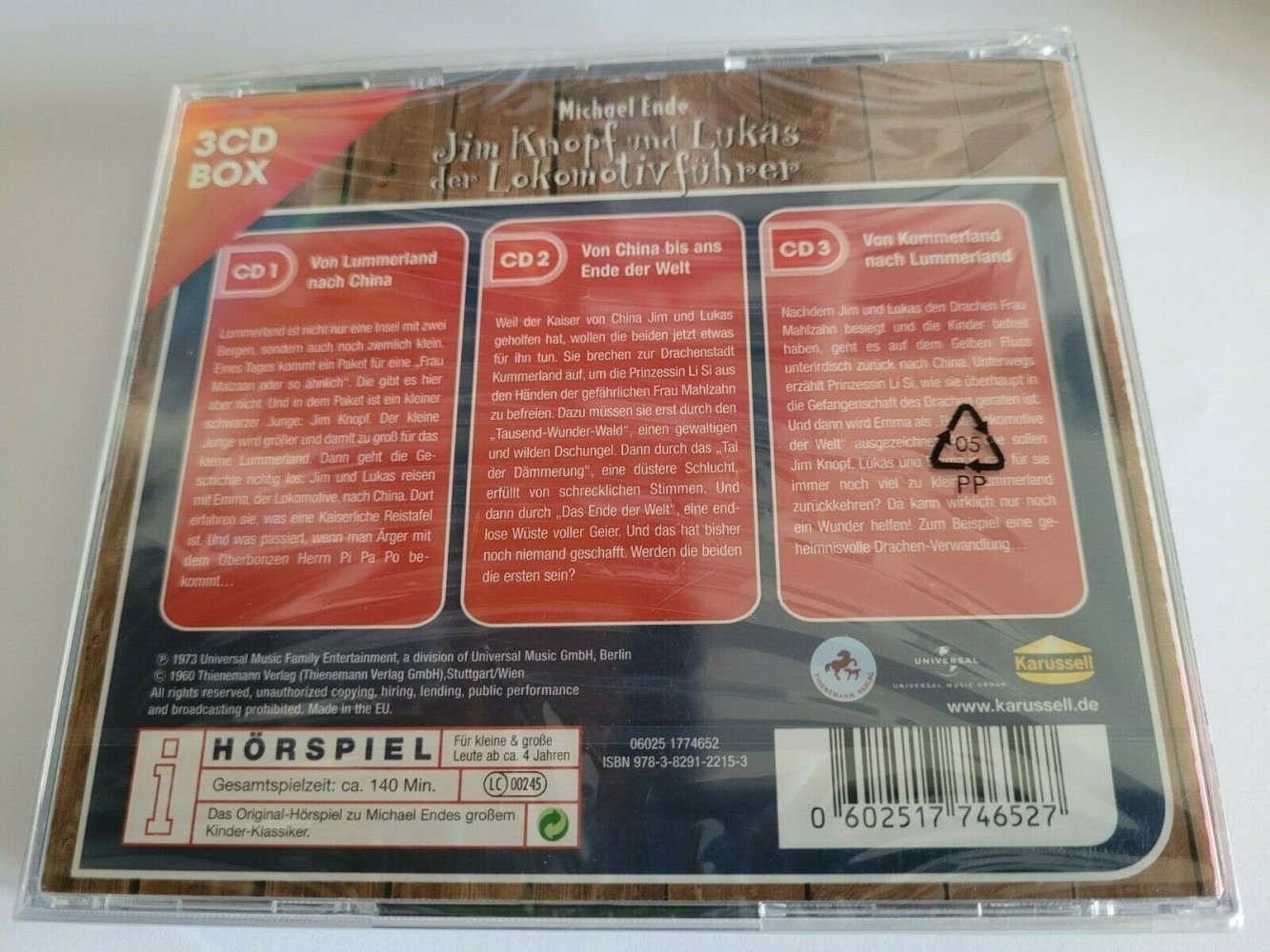 Jim Knopf Hörspielbox - Michael Ende - Audio-CD- Deutsch - 2008,Neu in OVP