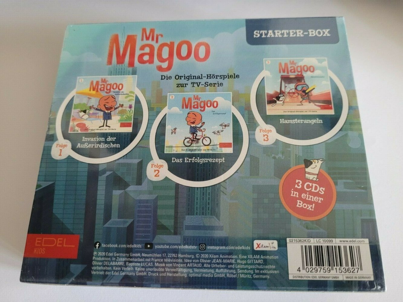 Mr. Magoo Starter-Box 1 | Folgen 1-3, Das Original-Hörspiel zur TV-Serie, 3 CDs