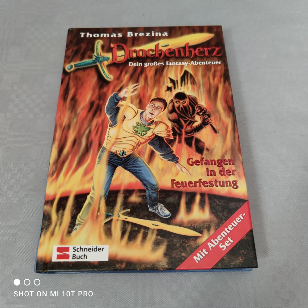 Drachenherz Band 4 - Gefangen in der Feuerfestung - Thomas Brezina