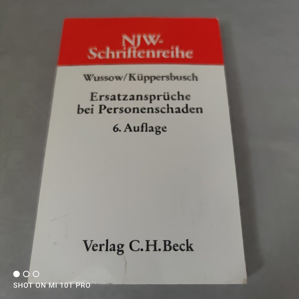 Ersatzansprüche bei Personenschaden