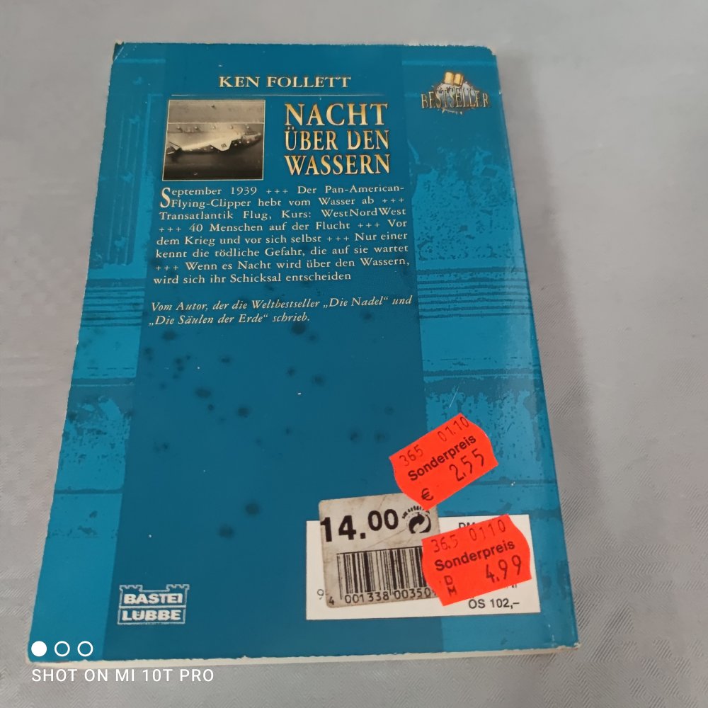 Nacht über den Wassern