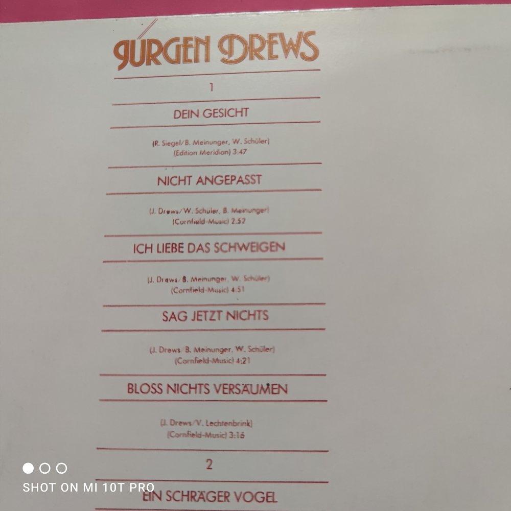Jürgen Drews - Bloss nicht versäumen