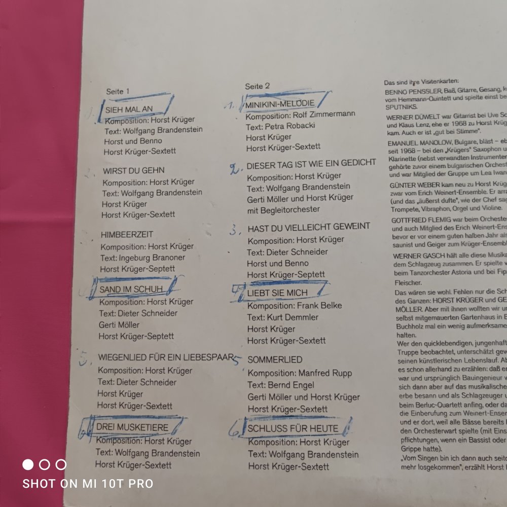 Horst Krüger & Ensemble