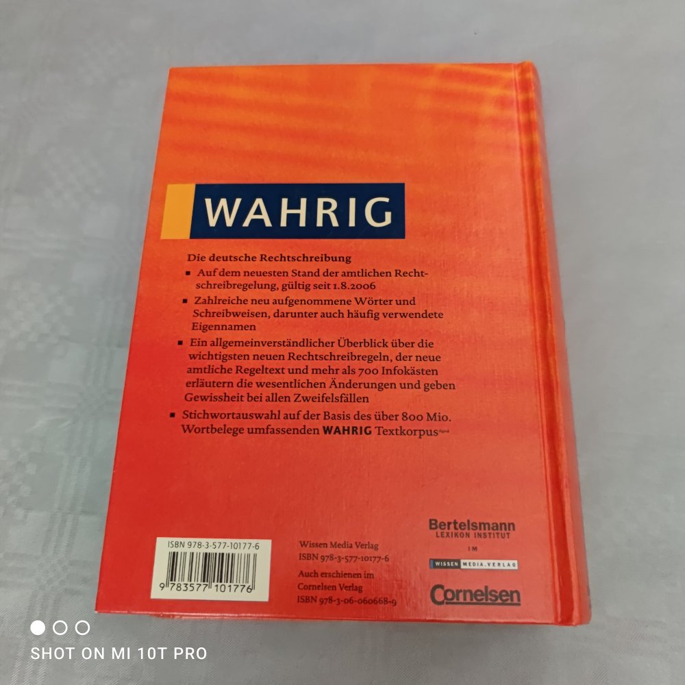 Wahrig 1 - Die deutsche Rechtschreibung