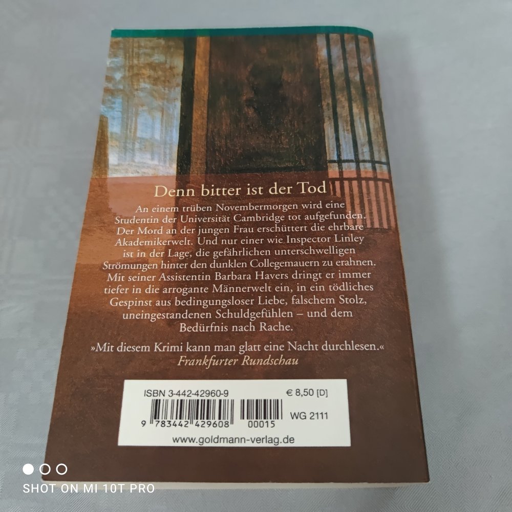 Denn bitter ist der Tod