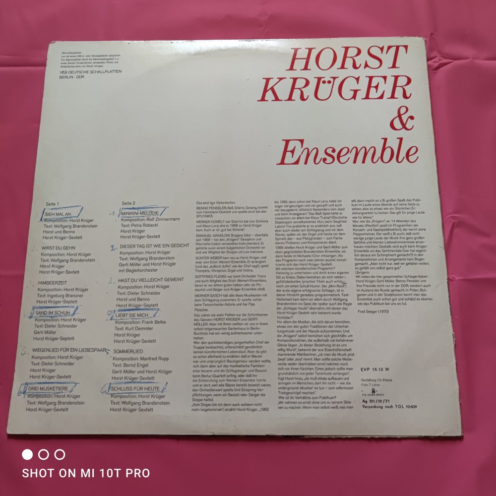 Horst Krüger & Ensemble